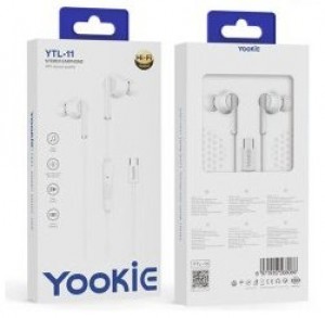Yookie Earphone YTL11 TYPE-C WHITE _Hdst