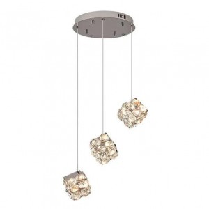 نازلة ثلاثي ليد متغير اللون كروم J2576-3