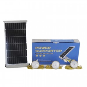 بور بانك شمسي + مصابيح power supporter BLUE CARBON