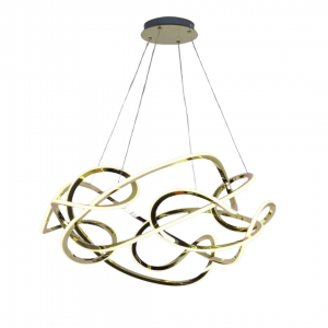 نازلة ليد متغير اللون هيكل ذهبي CG80028