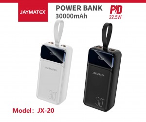 بور بانك JAYMATEX 30000MAH QC JX-20