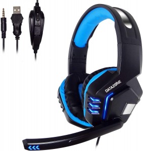 سماعة رأس سلكية للالعاب مع اضائة K17 RGB من DATAZONE