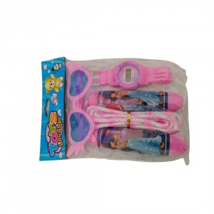 مجموعة العاب أطفال ( نضارات _ حبل _ ساعة )