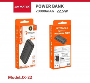بور بانك JAYMATEX 20000MAH QC JX-22