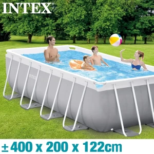 مسبح مستطيل عائلي من انتكس Intex Prism Frame 26790