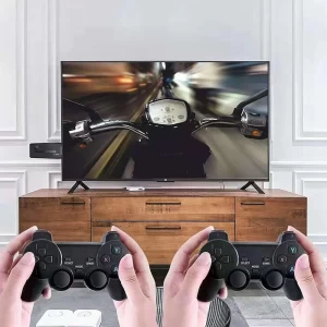 اتاري علي بابا SEGA 10000 لعبة M8 game stick 64gb with wirless controllers مع دنغل