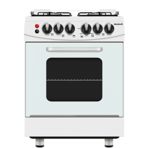 فرن غاز 4 رؤوس الحافظ غاز-غاز/ لون أبيض