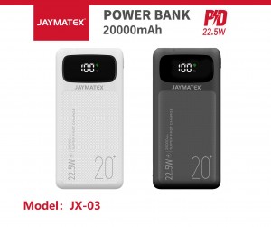 بور بانك JAYMATEX 20000MAH QC JX-03