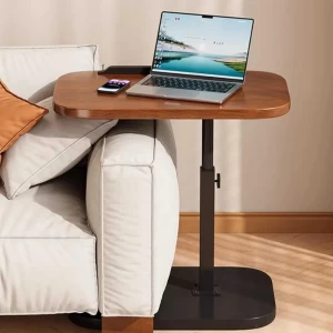 طاولة لابتوب ذكية متعددة الاستخدام Adjustable Height C Shaped End Table