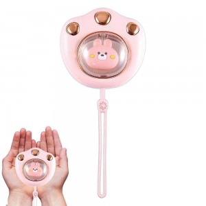 جهاز تدفئة اليدين شكل يد القطة paw hand warmer usb