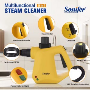 جهاز تنظيف بخاري متعدد الوظائف Sonifer 9in1 Multifunctional Steam Cleaner SF-2256