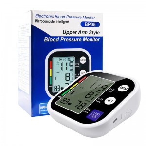 جهاز قياس الضغط ساعدي ناطق بالانكليزي Electronic Blood Pressure Monitor BP05
