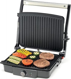 سخانة سندويش كينوود KENWOOD STAINLESS STEEL CONTACT GRILL T-003