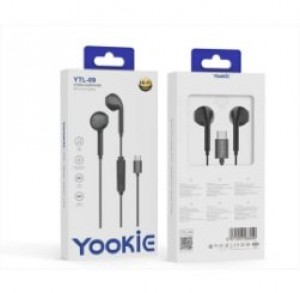Yookie Earphone YTL09 TYPE_C Black_ _Hdst